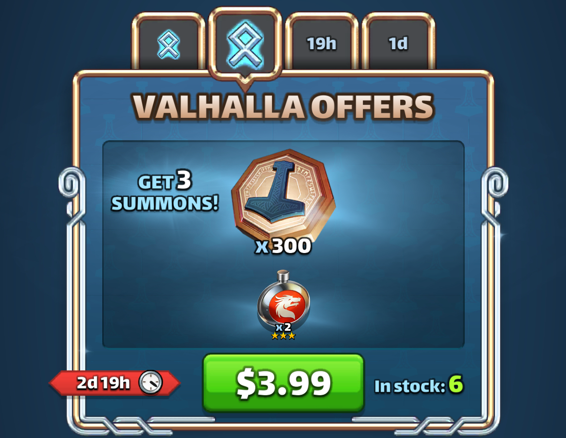 Valhalla Offers Day 2