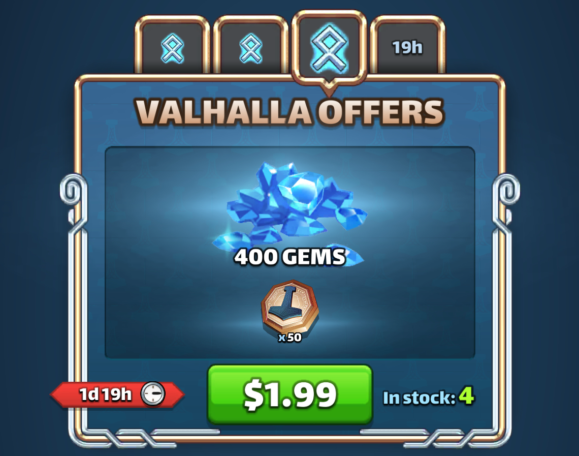 Valhalla Offers Day 3